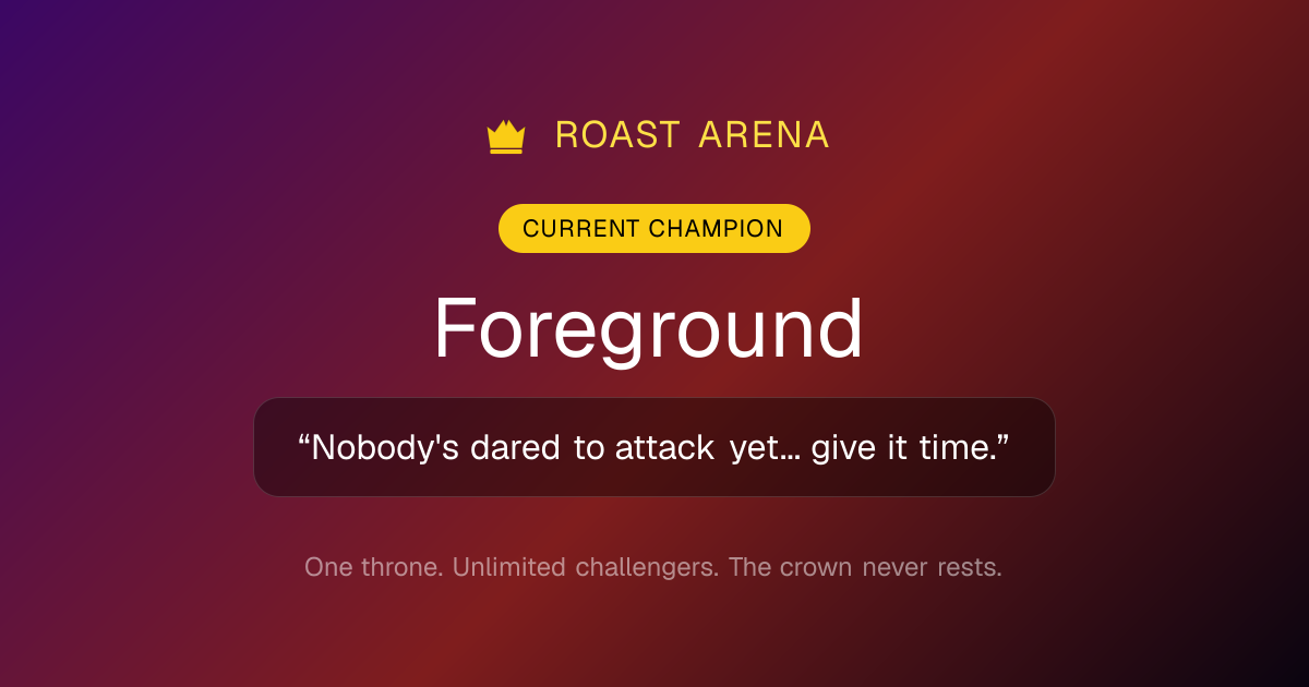 Built a website that turns "getting roasted" into free marketing for your startup